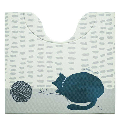 Okato Fit-in PVC Toilet Mat 5560 60x55cm Shippy