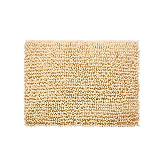 Okato Super Absorbent Antibacterial Volume Bath Mat 60x45cm Beige