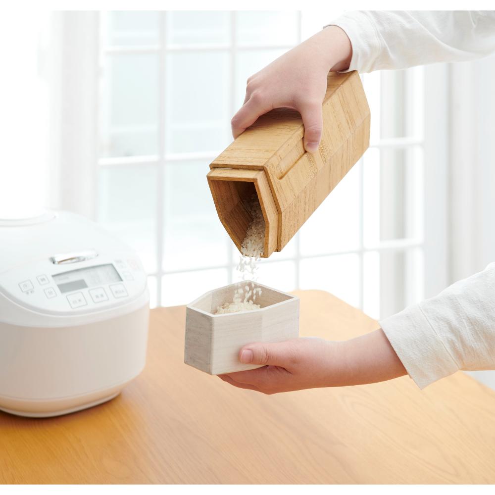 kirisai Paulownia Refrigerated Rice Container 1kg OSPO-1