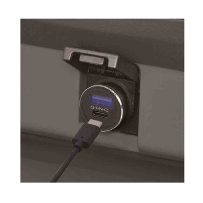 Seiwa DC Aluminum Power Plug / C + A F327