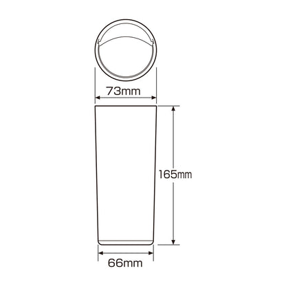 Seiwa Easy Magnet Bottle Dustbin BK WA95