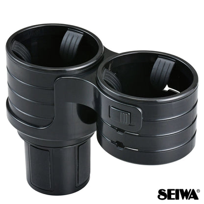 Seiwa Height Adjustable Twin Drink Holder WA112