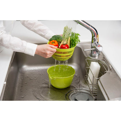 Inomata Chemical Coppo Colander & Bowl 17cm 3-Color Set