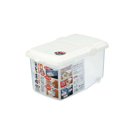Inomata Chemical Rice Container Revolution 5kg Clear