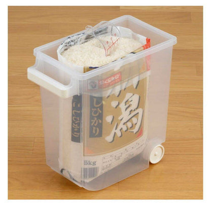 Inomata Chemical Bag-in Rice Container 5kg Clear