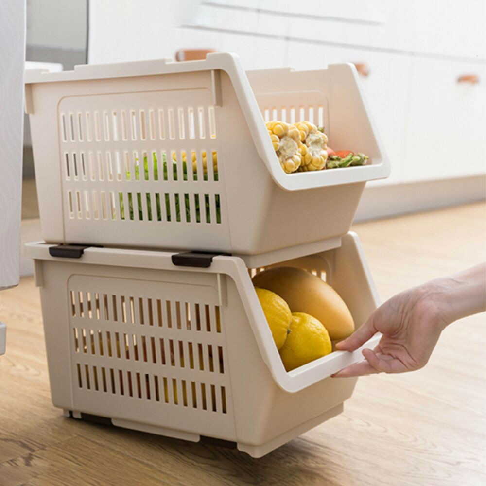 Inomata Chemical Potato and Onion Storage Ivory