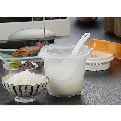 Inomata Chemical Easy Rice Cooker Orange