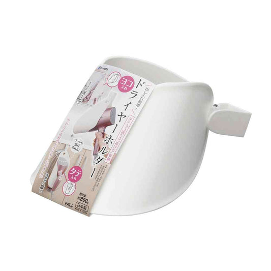 Inomata Chemical Hair Dryer Holder White 2920