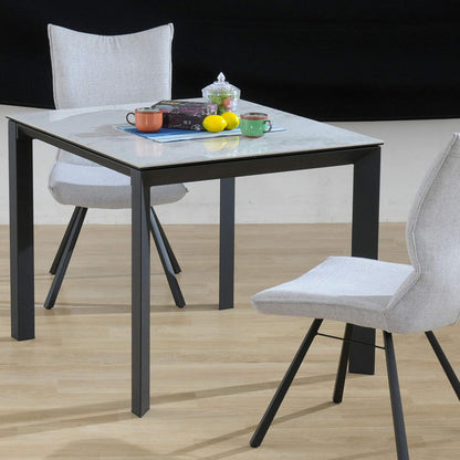 Poare Dining Chair Swivel Ivory Set of 2
