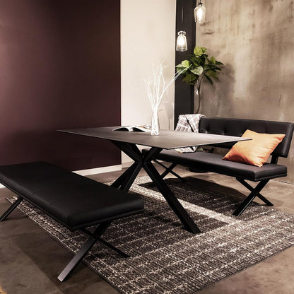Brescia Dining Table White Quartz 165