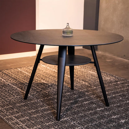 Olbia Circle Table Storm Gray 100