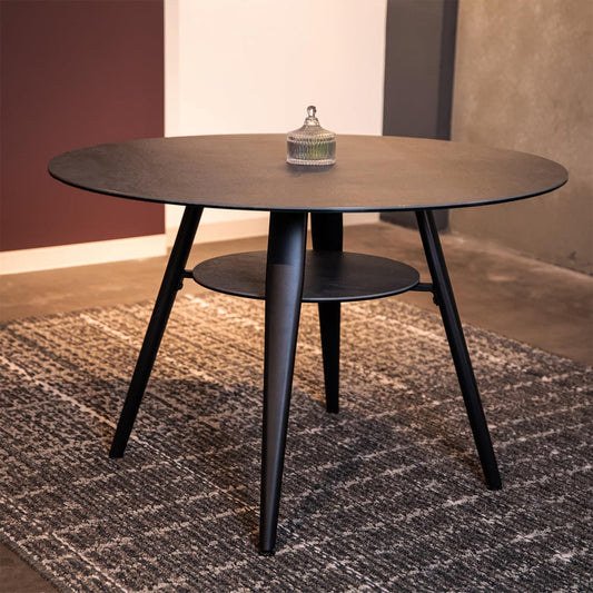 Olbia Circle Table Storm Gray 100