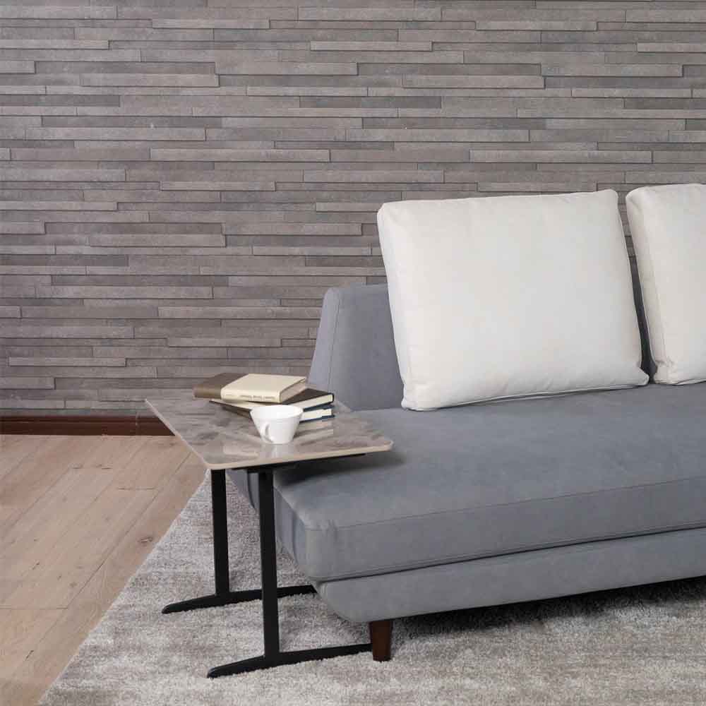 Ellen Side Table Ceramic Smoke Gray 60