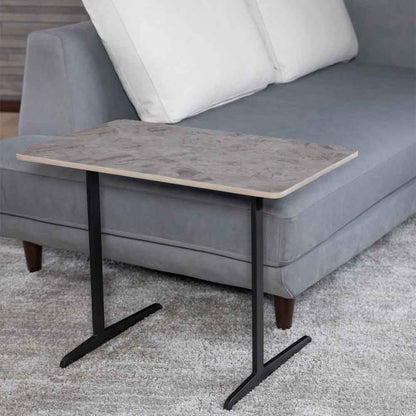 Ellen Side Table Ceramic Smoke Gray 60