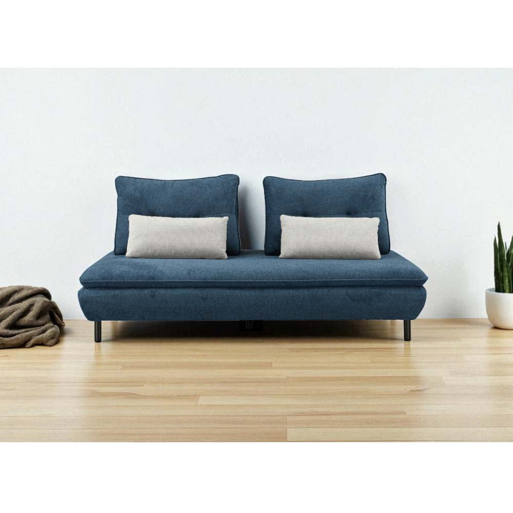Isra Sofa 3P + Back x2 GY, BL/GY