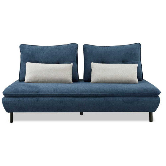 Isra Sofa 2.5P + Back x2 BL, BL/GY