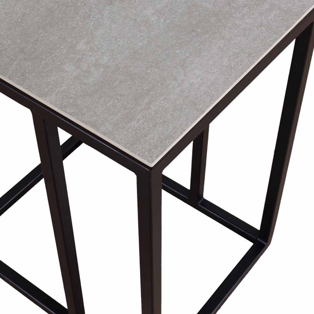 Granada Side Table Ceramic Ash Gray