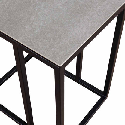 Granada Side Table Ceramic Ash Gray
