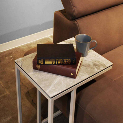 Granada Side Table Ceramic Storm Gray