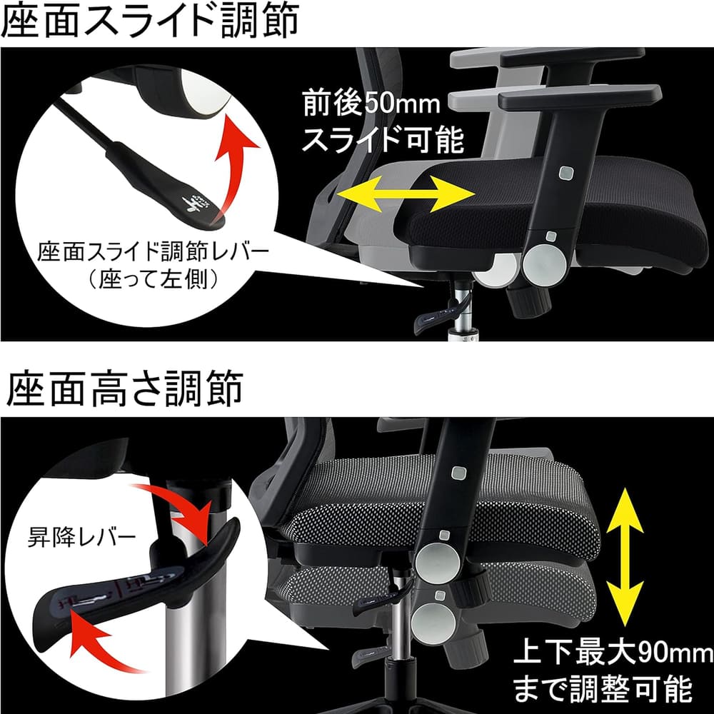 Ergonomic Chair JG6-106GR Office Chair with Arms