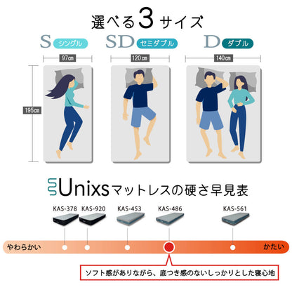 Unixs KAM-487 Semi-Double Mattress (Compressed)