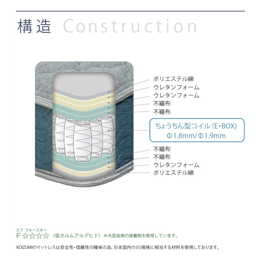 Unixs KAS-561 Single Mattress (Compressed)
