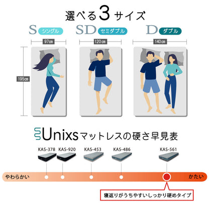 Unixs KAS-561 Single Mattress (Compressed)
