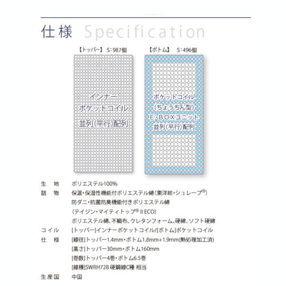 Unixs KAS-378 Single Mattress (Compressed)