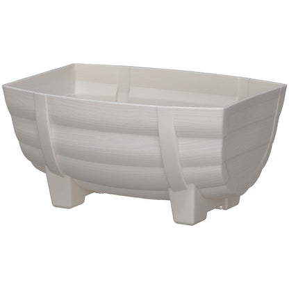 Appleware Barrel Planter 28 Type White