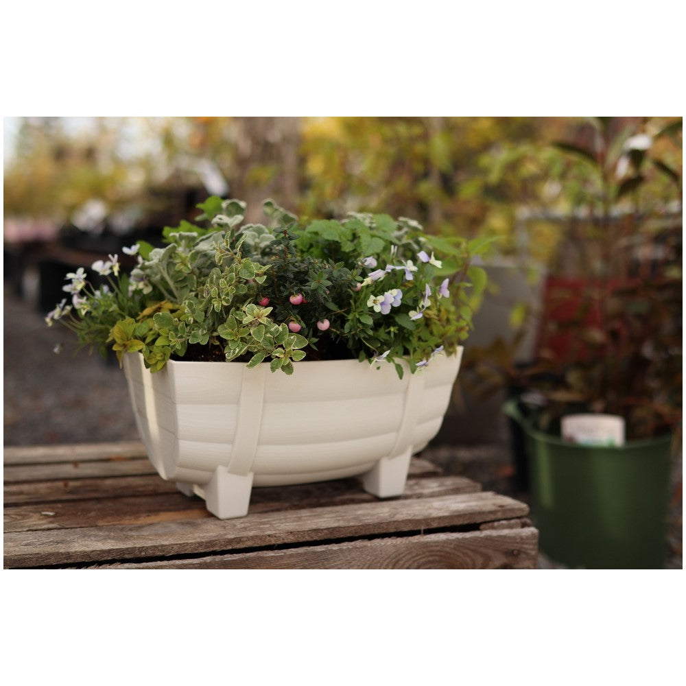 Appleware Barrel Planter 28 Type White