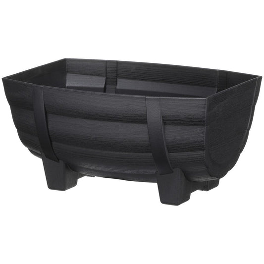 Appleware Barrel Planter 28 Type Black