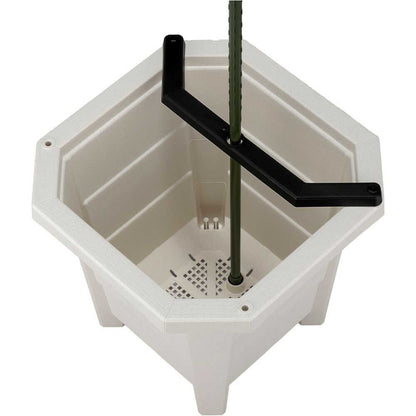 Appleware Flower and Vegetable Planter 300 Type White