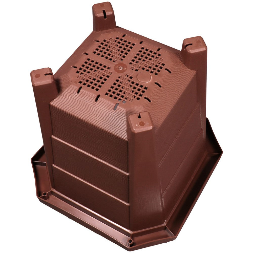 Appleware Flower and Vegetable Planter 300 Type Brown