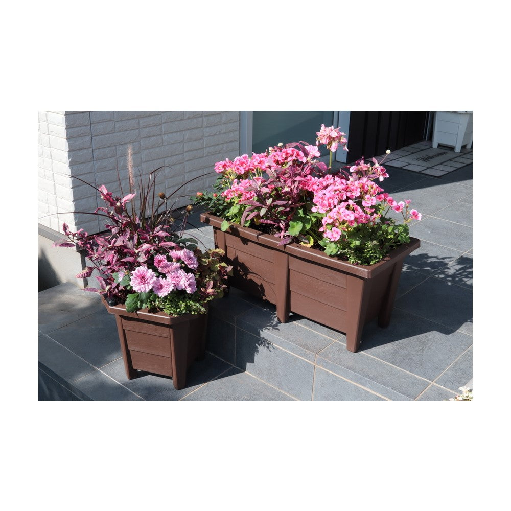 Appleware Flower and Vegetable Planter 600 Type Brown