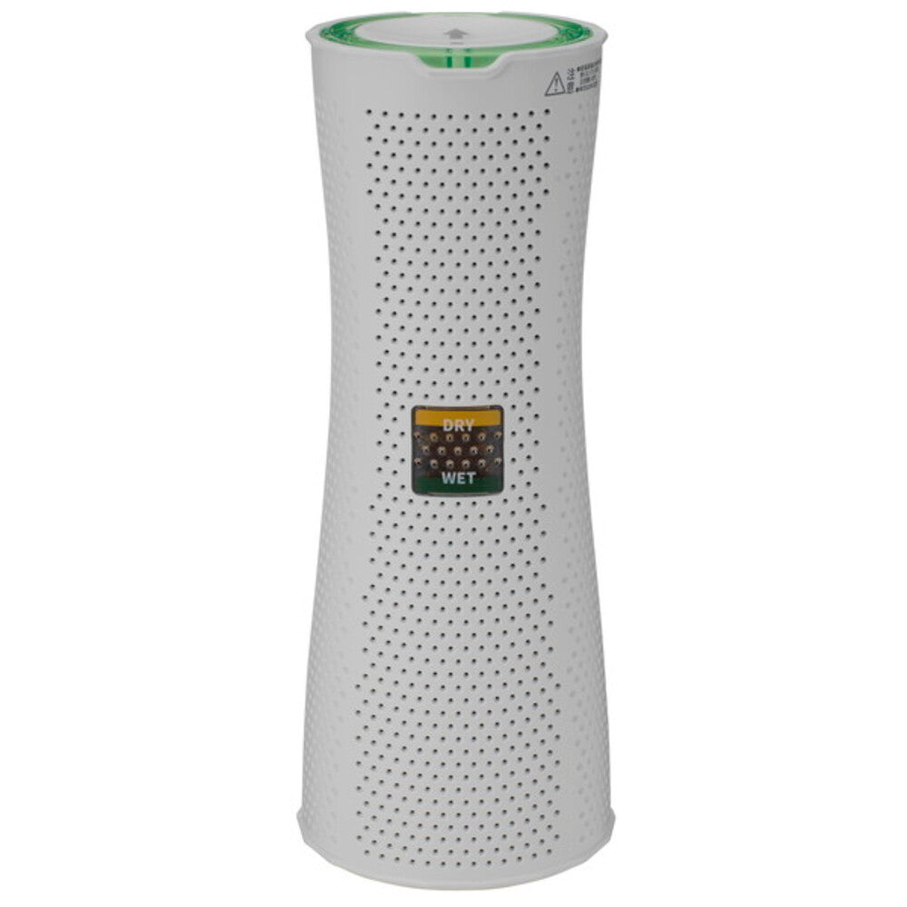 CCP Cordless Mini Dehumidifier Dry Boss Dehumidification Odor Removal Reusable Eco White ZJ-MF70-GR