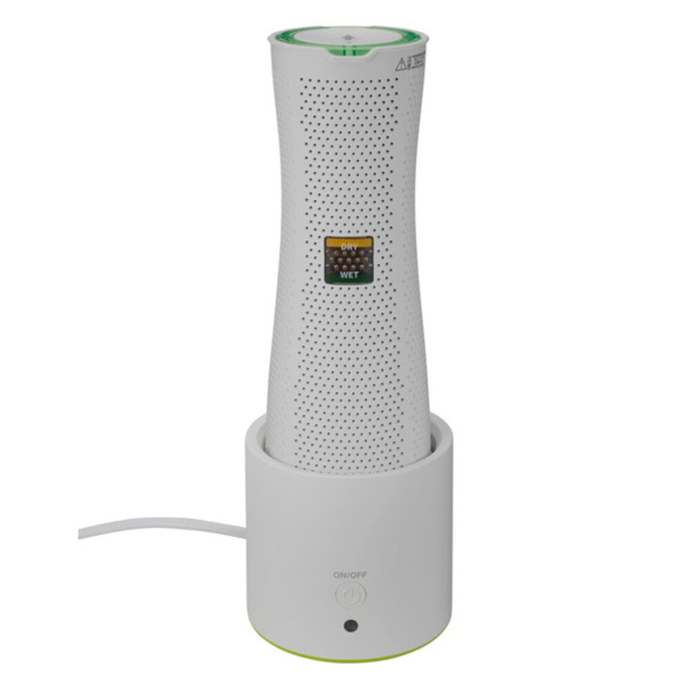 CCP Cordless Mini Dehumidifier Dry Boss Dehumidification Odor Removal Reusable Eco White ZJ-MF70-GR