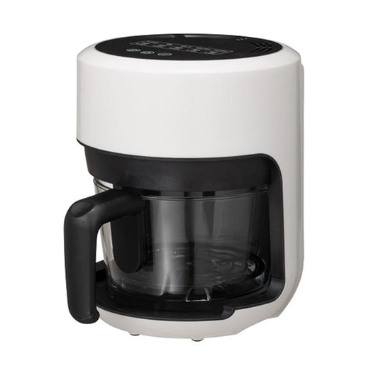 CCP Glass Non-Fry Oven Healthy Compact Easy to Clean 10 Recipes Included Ivory BE-AF95-VY