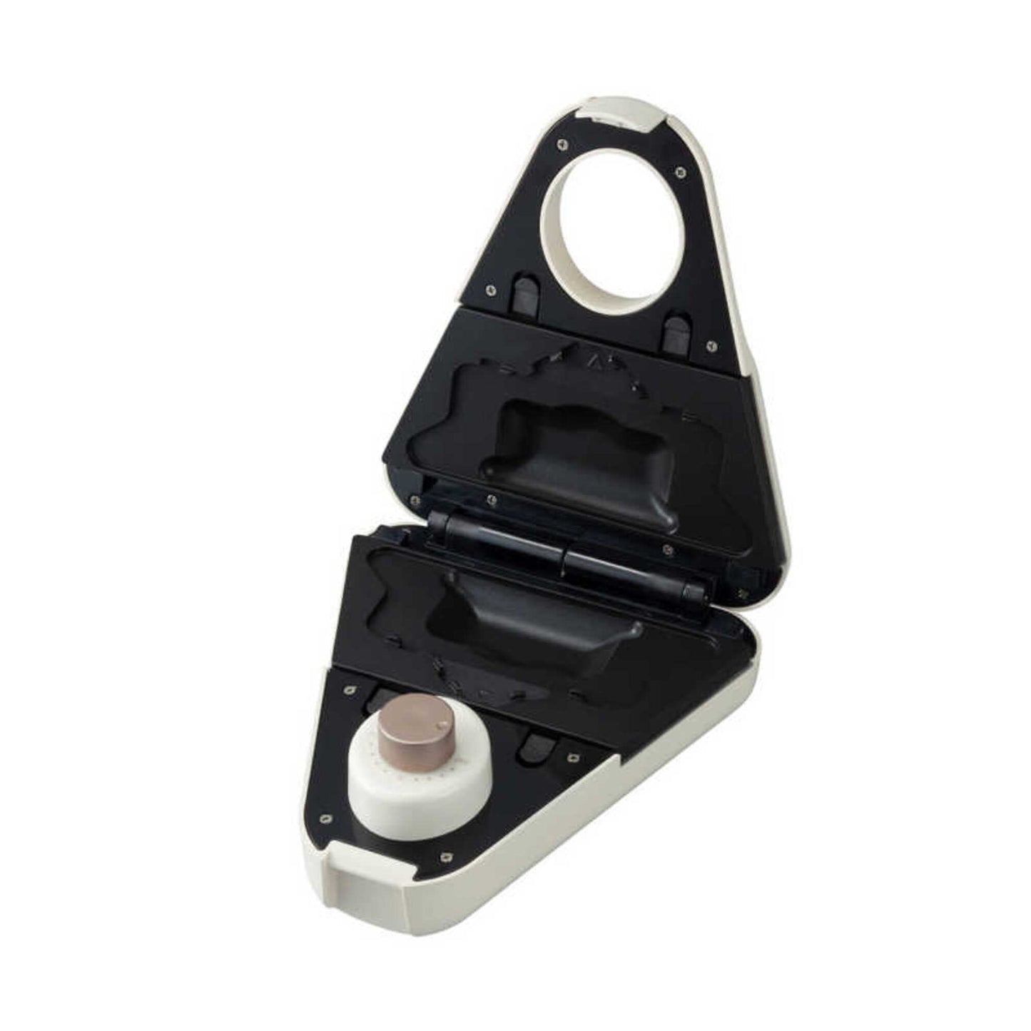 C.C.P. Single Slice Hot Sandwich Maker 2-Way Plate with Recipe Book Ivory BM-HS96 1.5kg