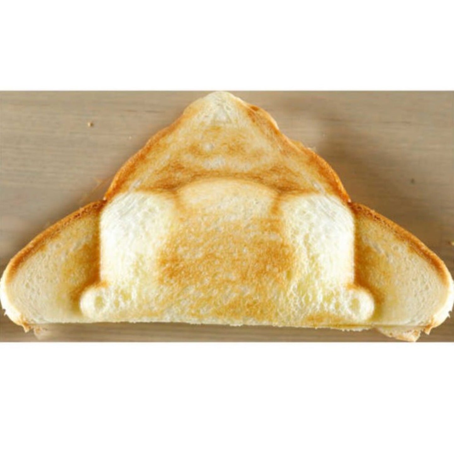 C.C.P. Single Slice Hot Sandwich Maker 2-Way Plate with Recipe Book Ivory BM-HS96 1.5kg