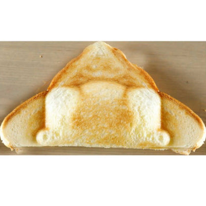 C.C.P. Single Slice Hot Sandwich Maker 2-Way Plate with Recipe Book Ivory BM-HS96 1.5kg