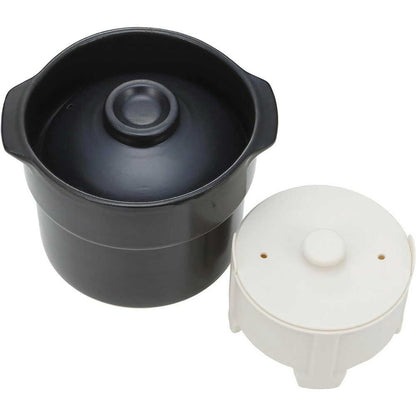 Microwave Cooking Clay Pot TETTORI Black BF-DN97-BK