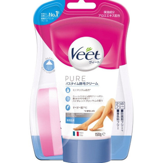 Veet Pure Bath Time Hair Removal Cream for Sensitive Skin
