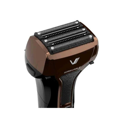 Maxell Rechargeable Shaver 5-Blade USB Charging Washable Body Brown IZF-V553W-T