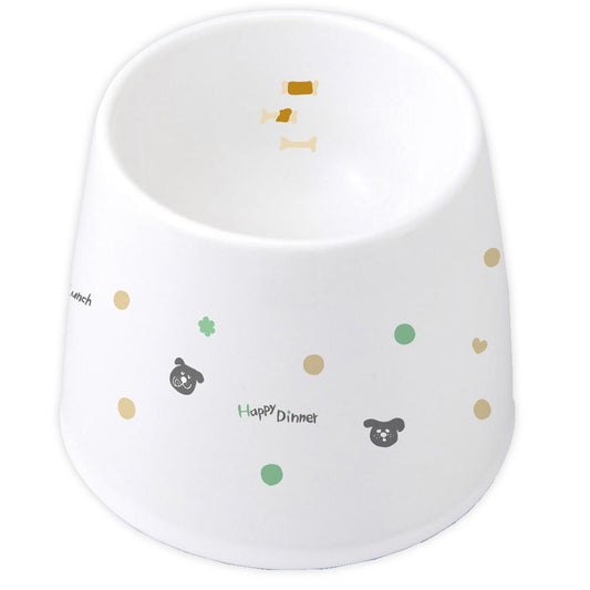 Easy-to-Eat Ceramic Dog Bowl M