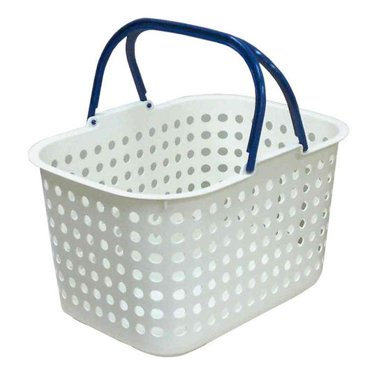 Heiwa Kogyo Dot Basket Shallow White