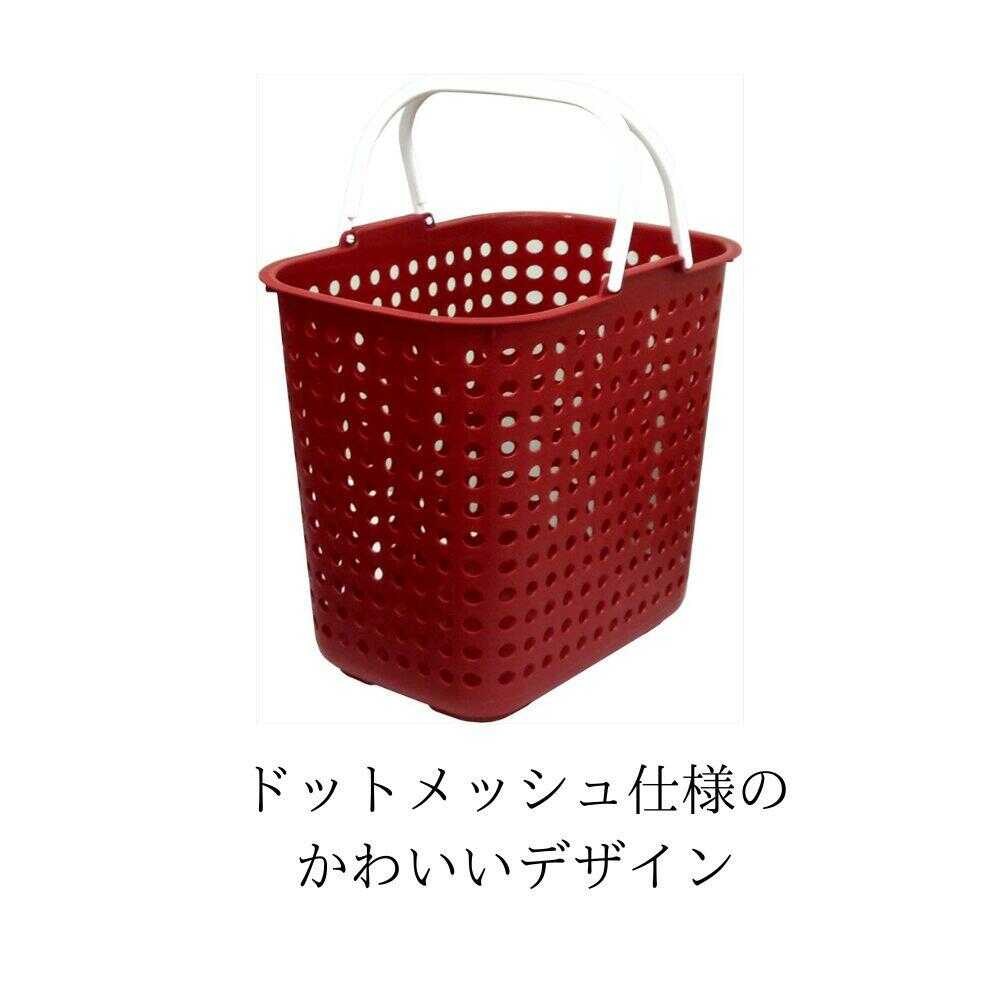 Heiwa Kogyo Dot Basket Deep Red