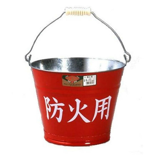 Onoue Manufacturing Fireproof Bucket Red