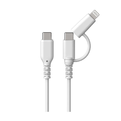Kashimura LN Conversion Connector C-C Cable 1.2m WH AJ676