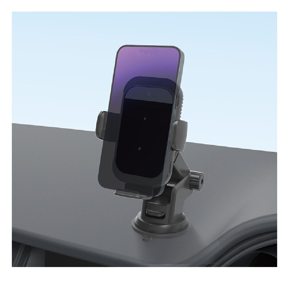 Kashimura Cooling Function Automatic Opening Wireless Charging Holder Suction Mount KW51