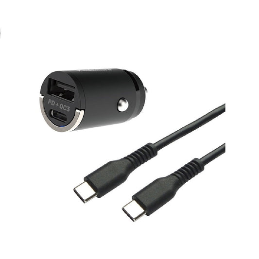 Kashimura DC-PD20W 2-Port QC3 Auto Detection C-C Cable DC042